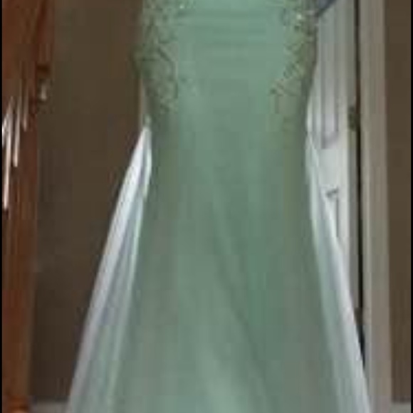 Blue Symphony Prom Dress - Picture 4 of 4